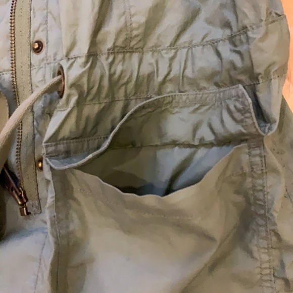 J Crew army green hooded jacket - Picture 5 of 8